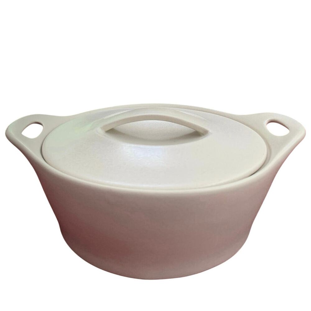 Vintage Corningware Creations Stoneware 1.5QT Round Dutch Oven With Lid